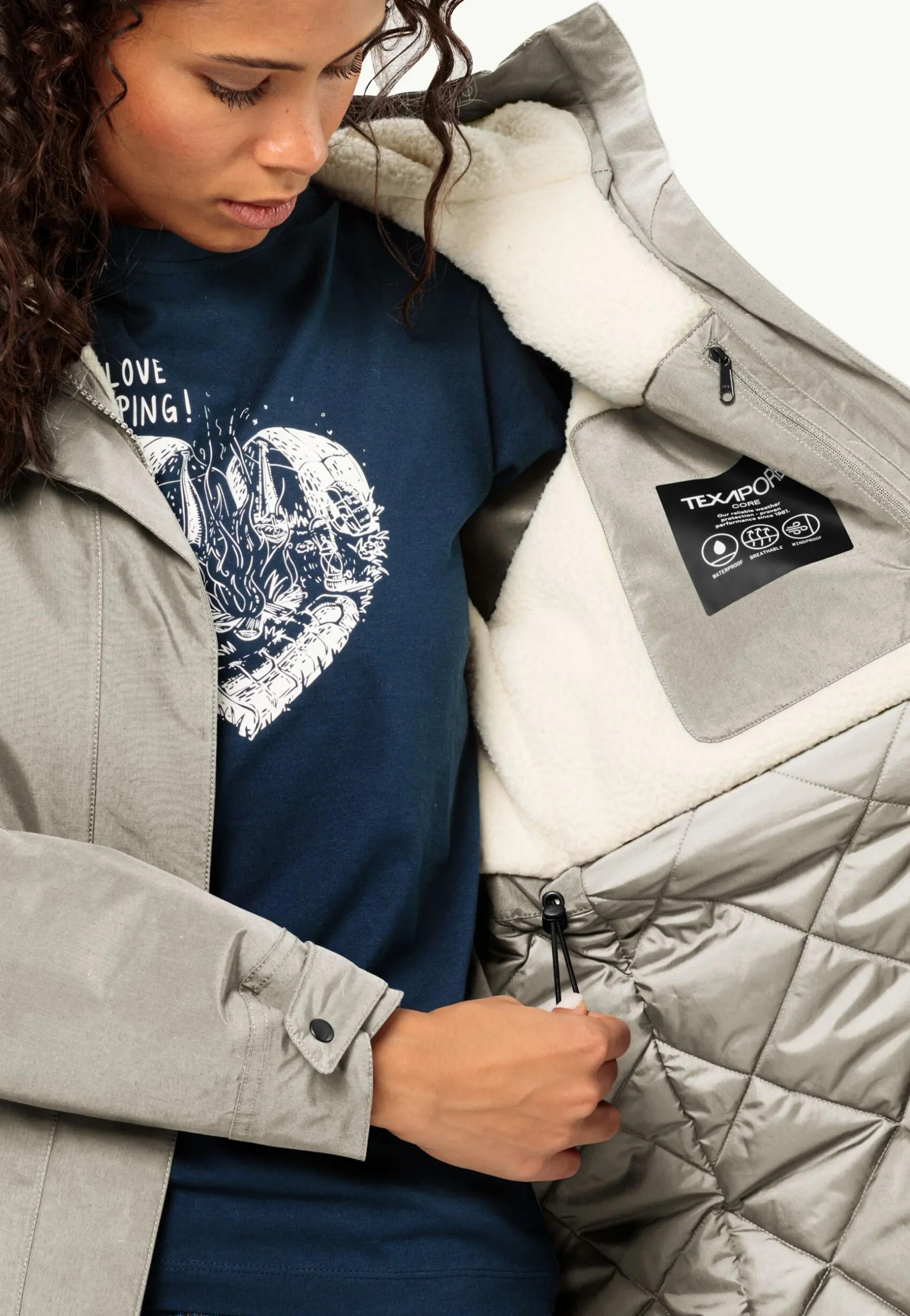 Jack Wolfskin Lifestyle|Vestes Intermédiaires-Talforst Parka W