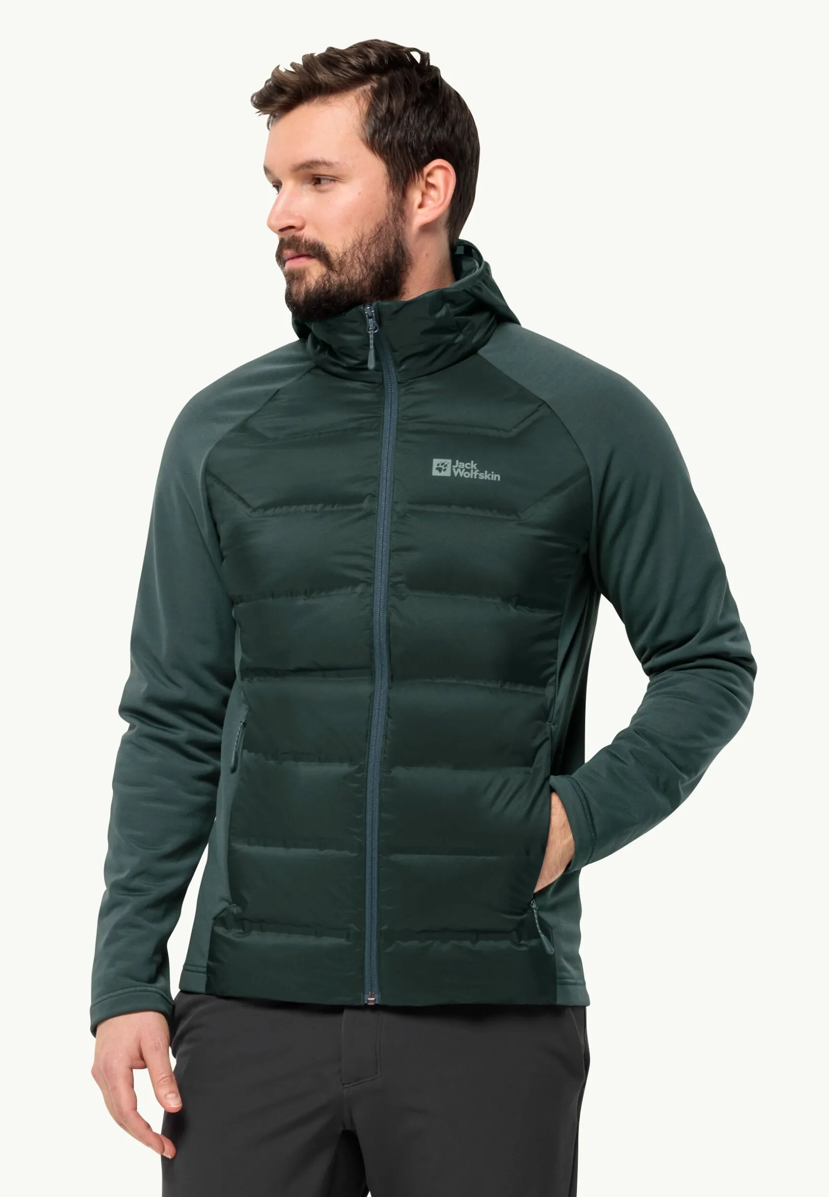 Jack Wolfskin Randonnée|Vestes Intermédiaires-Tasman Down Hybrid M