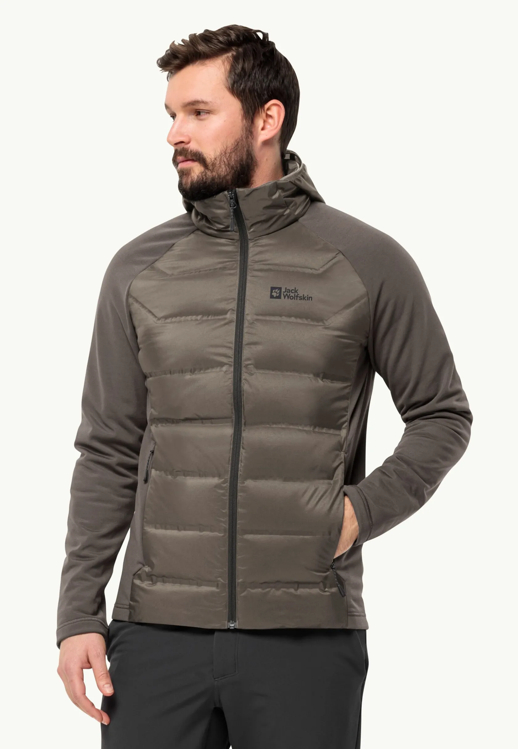 Jack Wolfskin Randonnée|Vestes Intermédiaires-Tasman Down Hybrid M