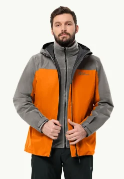 Jack Wolfskin Lifestyle|Randonnée-Taubenberg 3in1 Jkt M