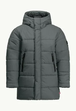 Jack Wolfskin Vestes Intermédiaires|Vestes D'Hiver-Teen Ins Long Jacket Y