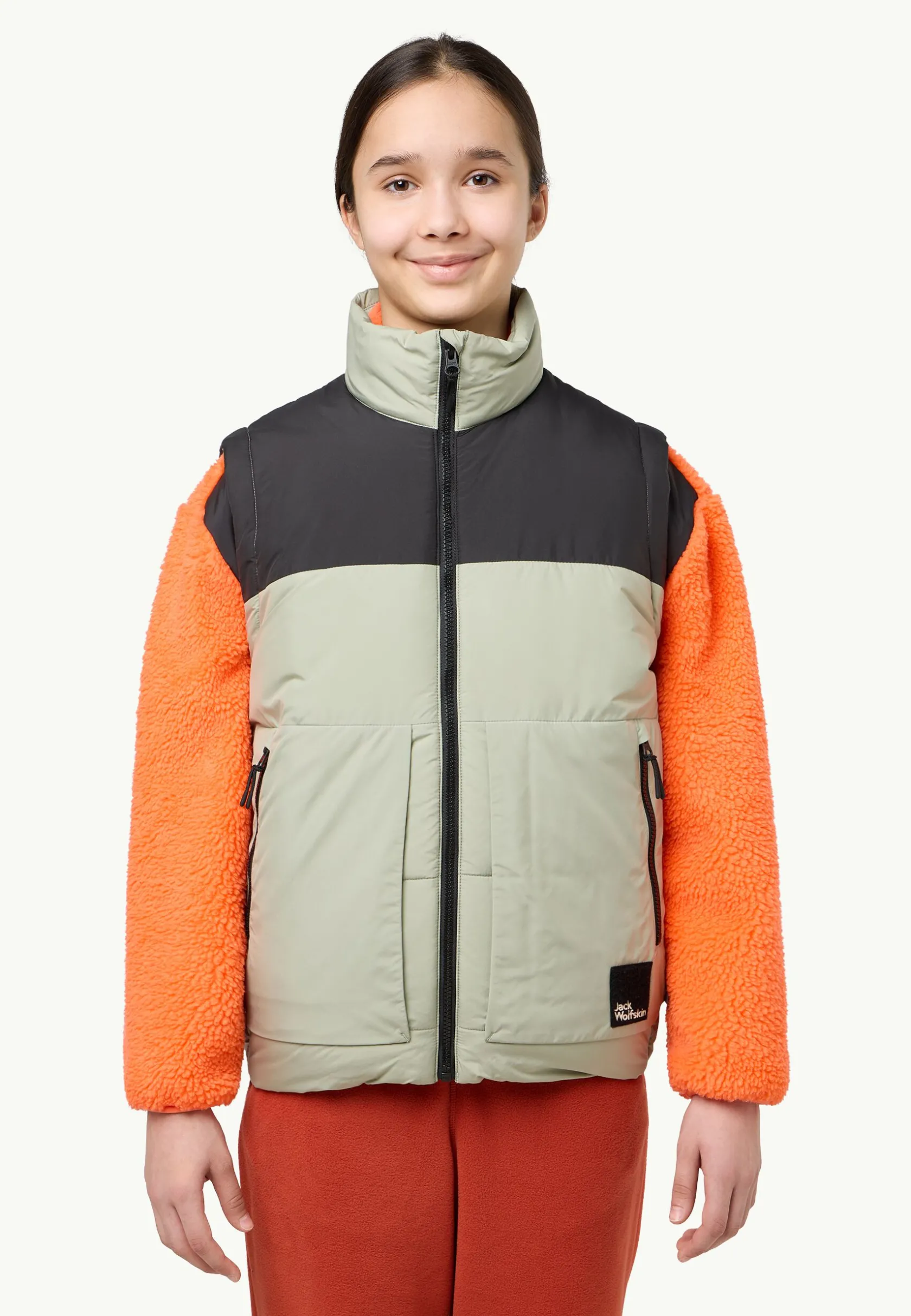 Jack Wolfskin Vestes Intermédiaires|Polaire-Teen Ins Vest Y
