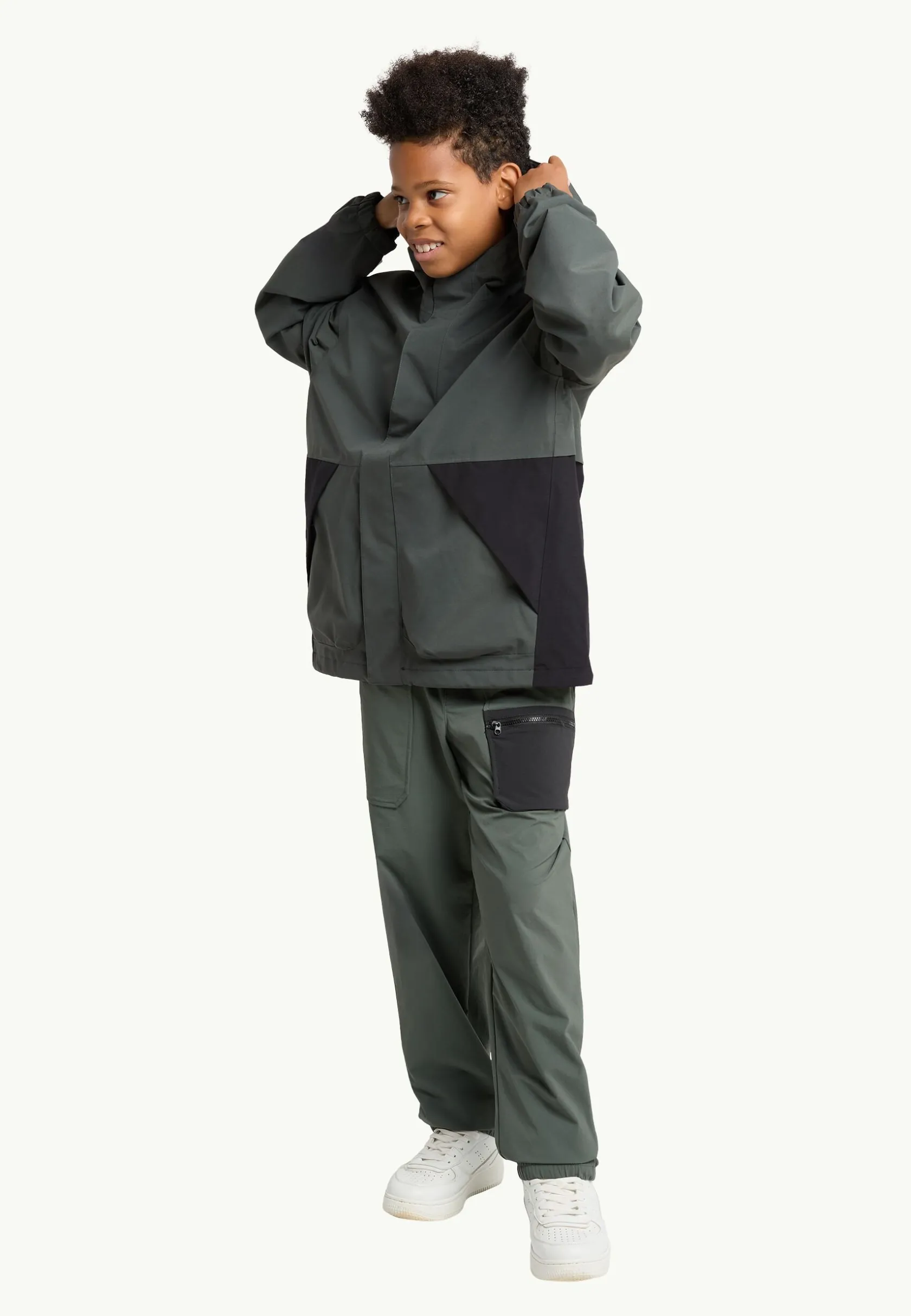 Jack Wolfskin Vestes Intermédiaires|Vestes De Pluie-Teen 2l Jacket Y