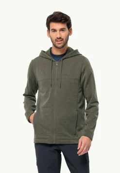 Jack Wolfskin Lifestyle|Vestes Intermédiaires-Waldsee Hooded Jkt M