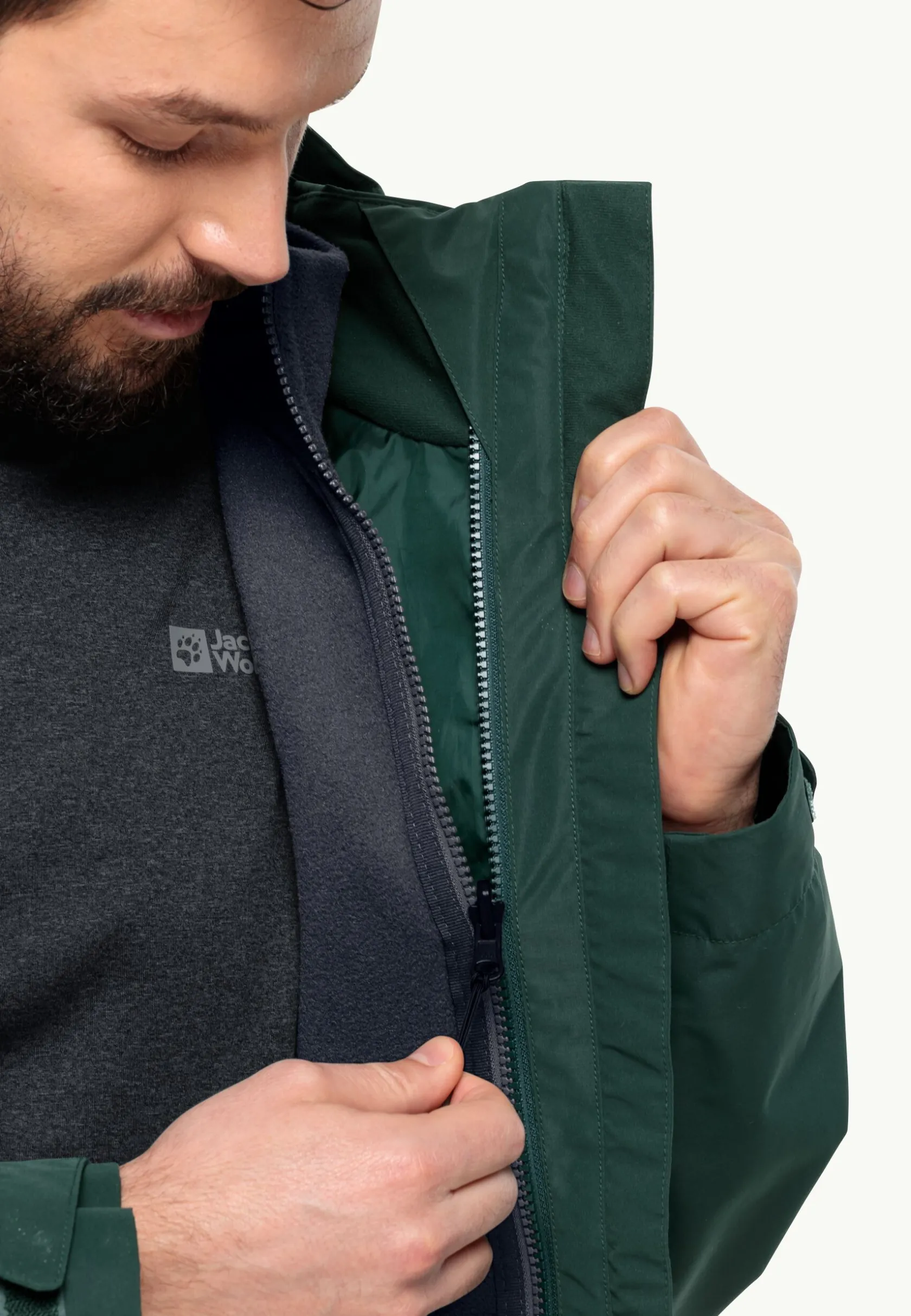 Jack Wolfskin Randonnée|Vestes Intermédiaires-Waldsteig Fz Vest M