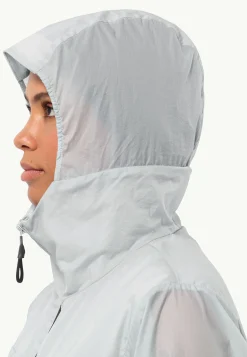 Jack Wolfskin Lifestyle|Vestes Coupe-Vent-Wanderjahr Jkt W Cool Grey
