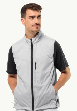 Jack Wolfskin Lifestyle|Vestes Intermédiaires-Wanderjahr Vest M Cool Grey
