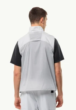 Jack Wolfskin Lifestyle|Vestes Intermédiaires-Wanderjahr Vest M Cool Grey