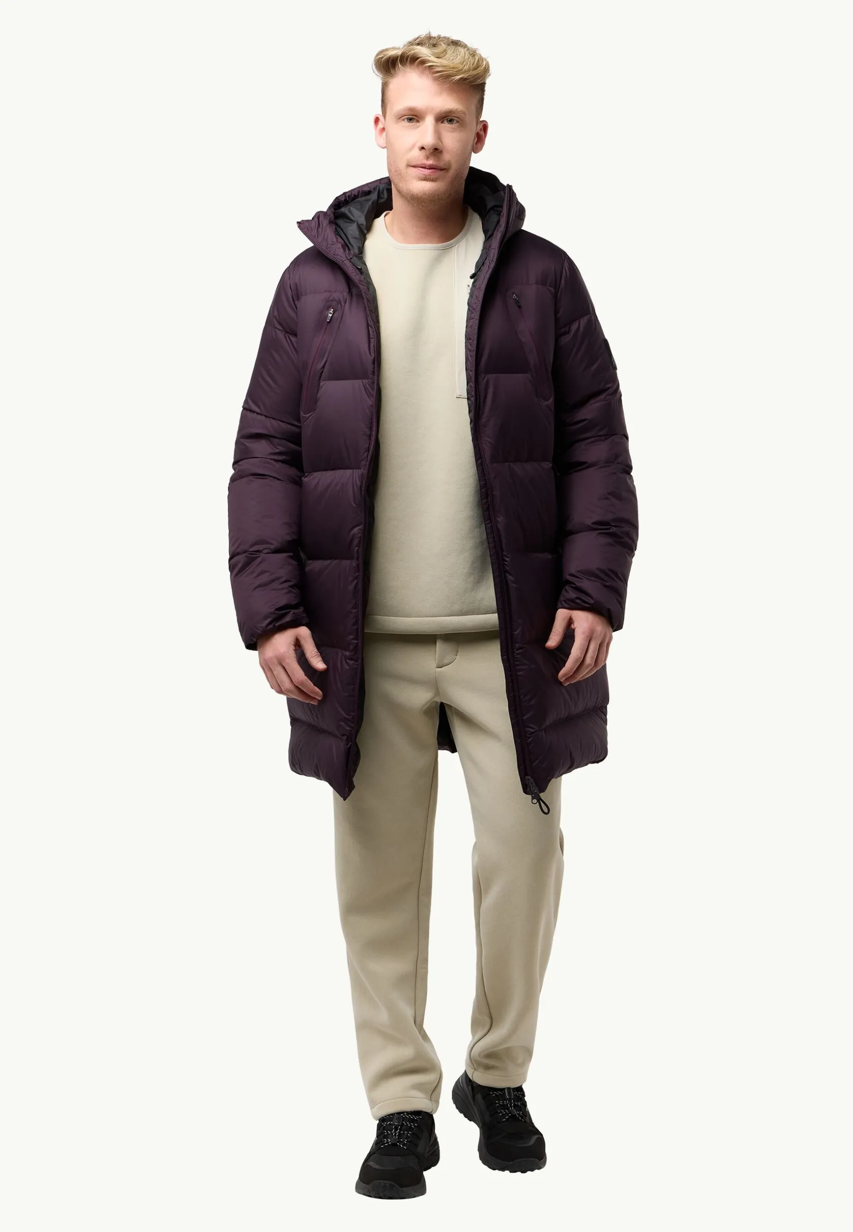 Jack Wolfskin Vestes Intermédiaires|Vestes D'Hiver-Wandermood Down Parka M Rds