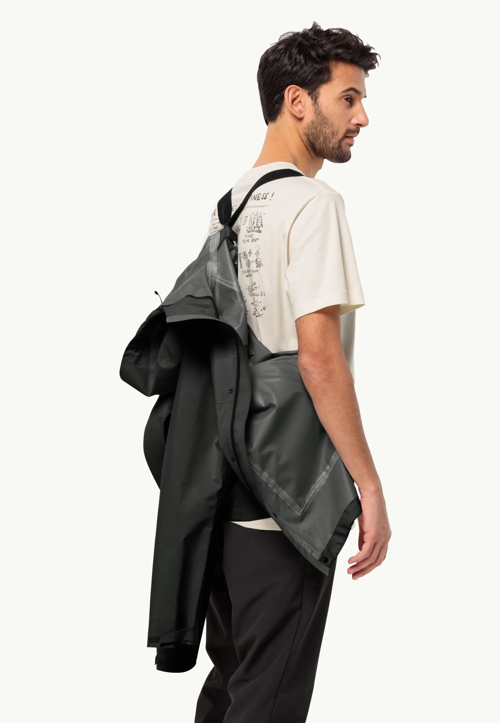 Jack Wolfskin Lifestyle|Vestes Intermédiaires-Wandermood 3l Jkt M