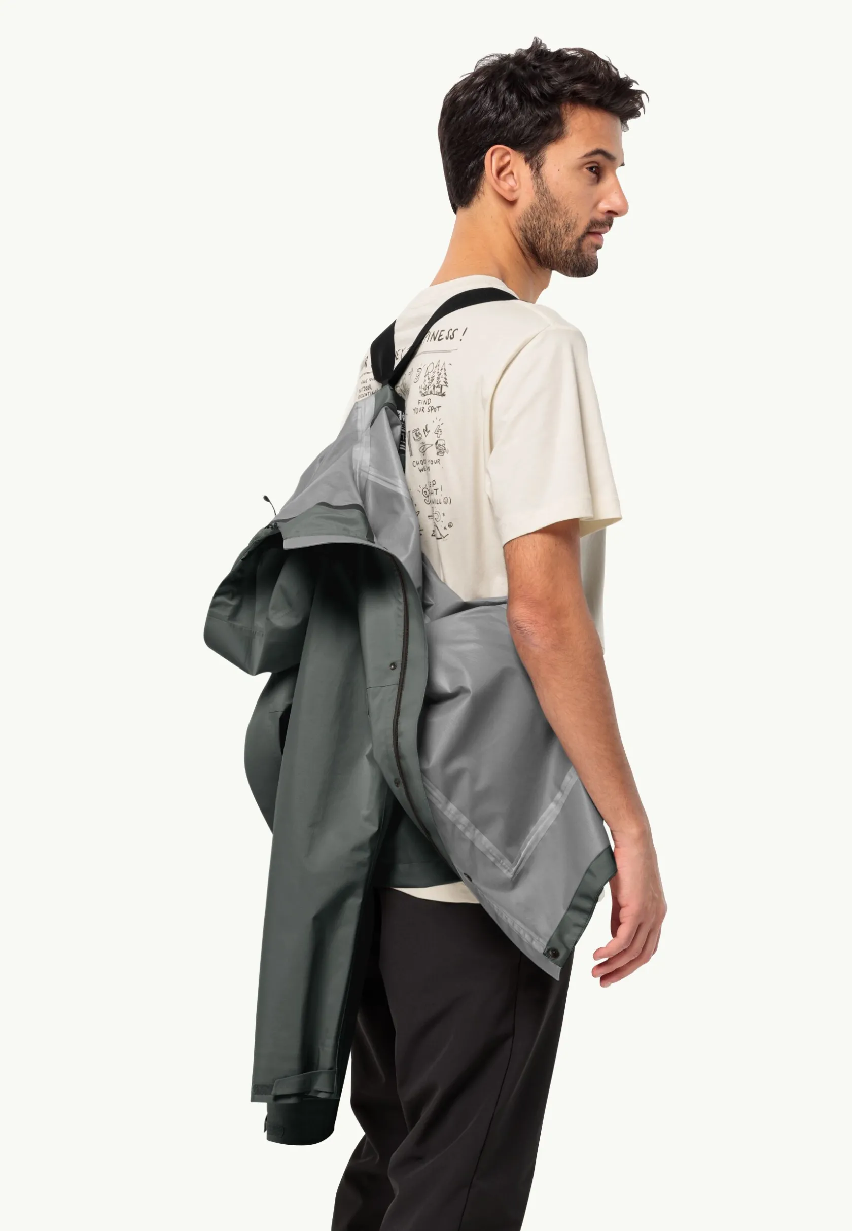 Jack Wolfskin Lifestyle|Vestes Intermédiaires-Wandermood 3l Jkt M