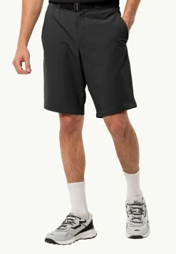 Jack Wolfskin Lifestyle|Pantalon De Loisirs-Wandermood Shorts M granite black