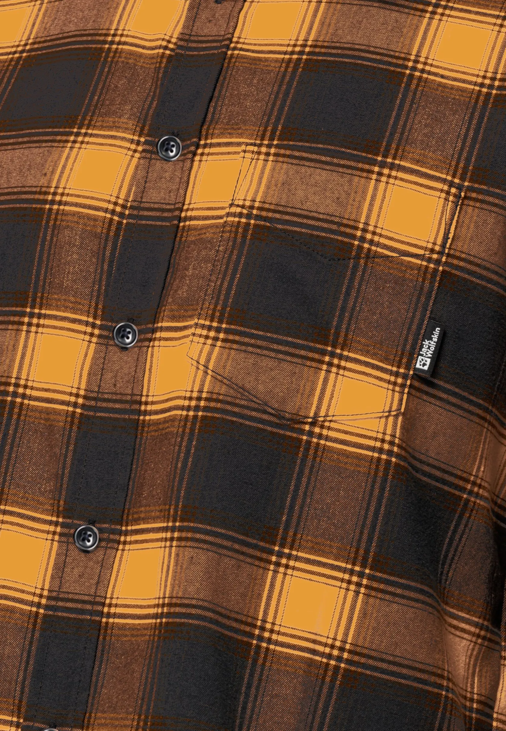Jack Wolfskin Hauts Techniques|Chemises-Wanderweg Shirt M