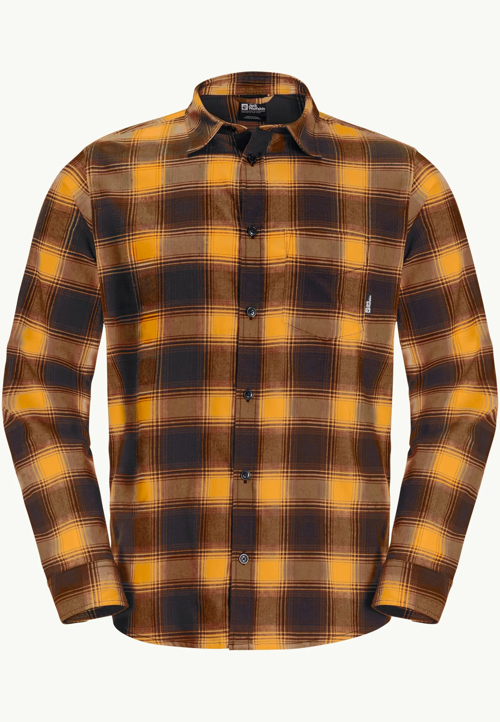 Jack Wolfskin Hauts Techniques|Chemises-Wanderweg Shirt M