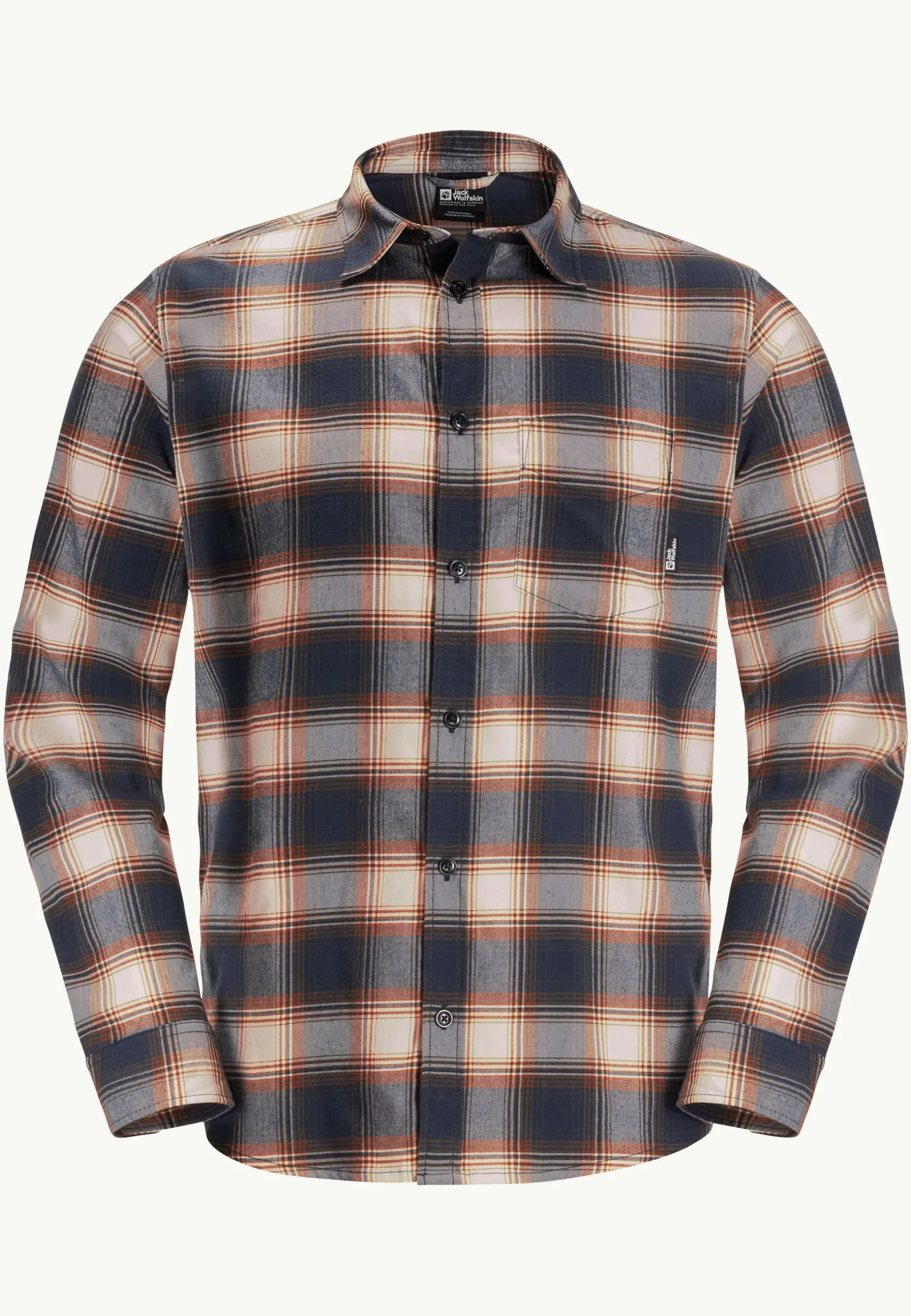 Jack Wolfskin Hauts Techniques|Chemises-Wanderweg Shirt M