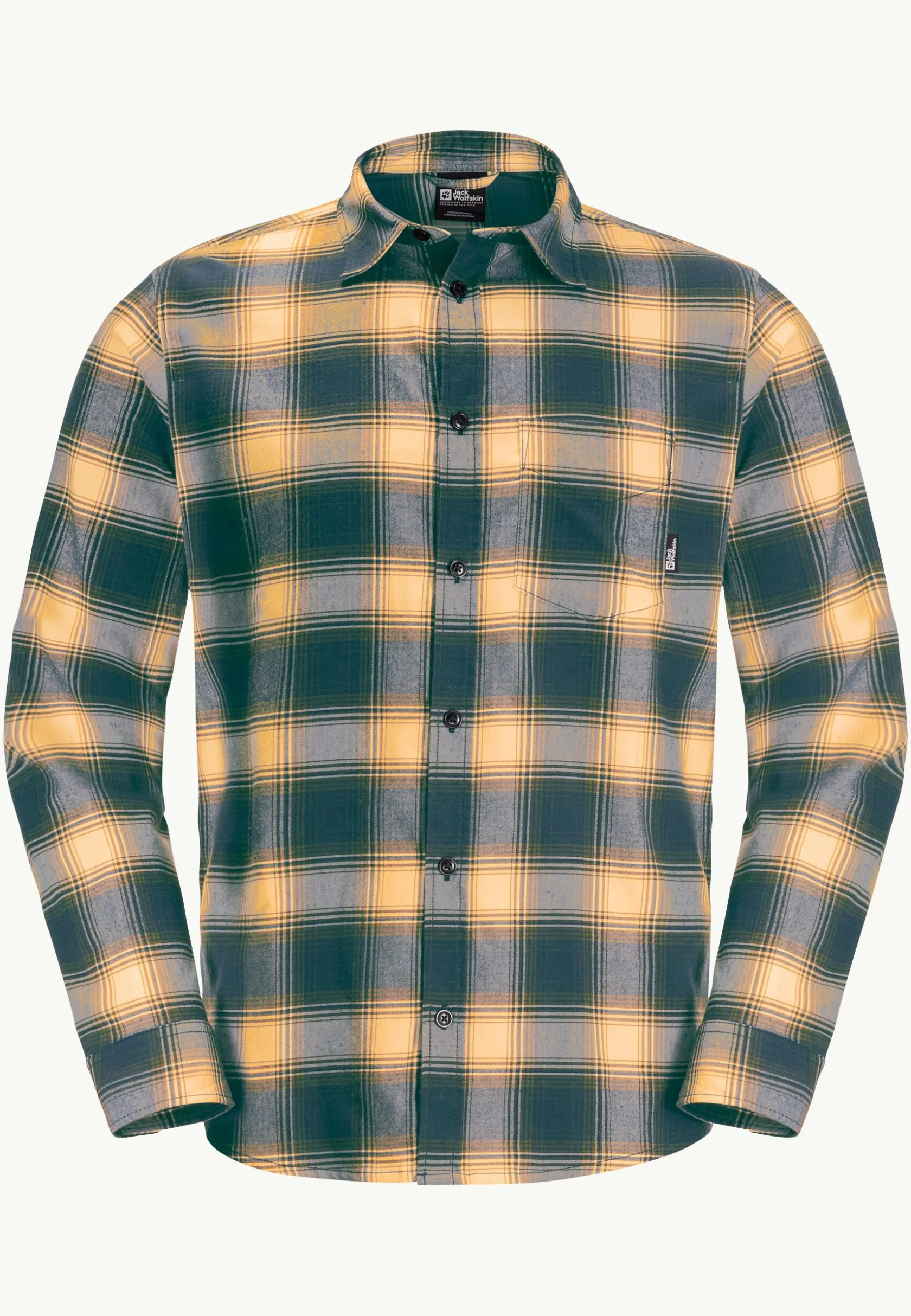 Jack Wolfskin Hauts Techniques|Chemises-Wanderweg Shirt M