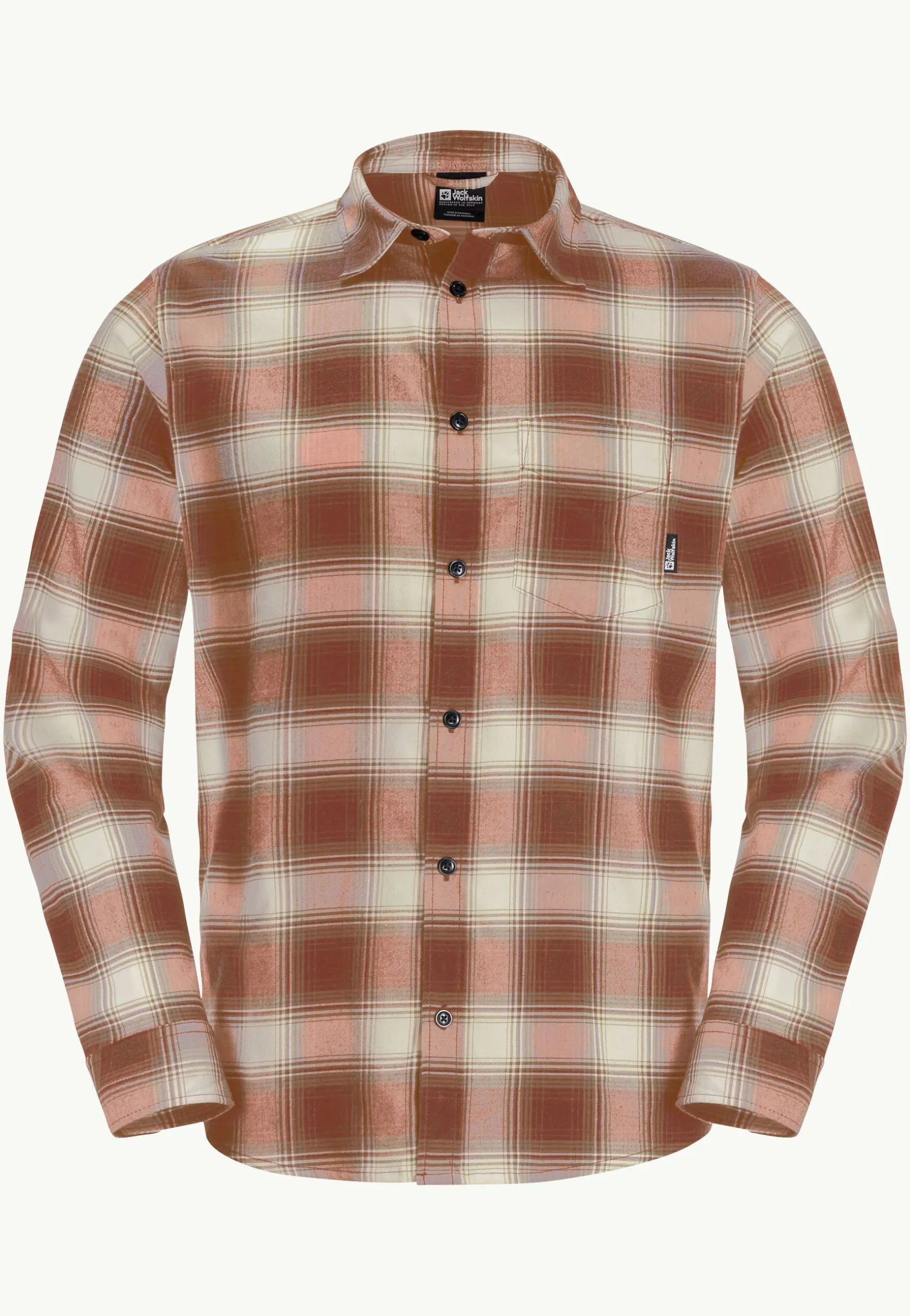Jack Wolfskin Hauts Techniques|Chemises-Wanderweg Shirt M