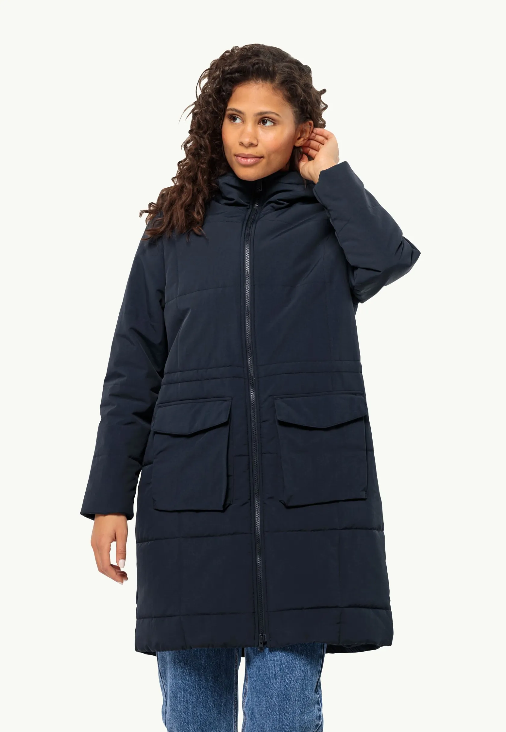 Jack Wolfskin Lifestyle|Vestes Intermédiaires-White Frost Parka W