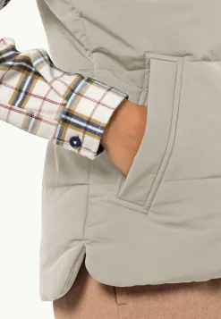 Jack Wolfskin Lifestyle|Couches Intermédiaires & Vestes En Polaire-White Frost Vest W