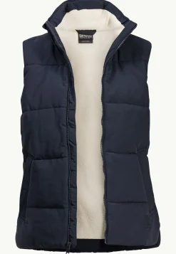 Jack Wolfskin Lifestyle|Couches Intermédiaires & Vestes En Polaire-White Frost Vest W
