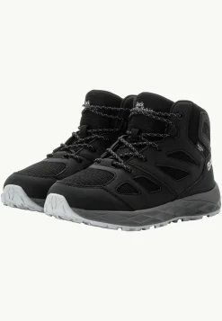 Jack Wolfskin Sneakers De Plein Air|Chaussures D'Hiver-Woodland 2 Texapore Mid K